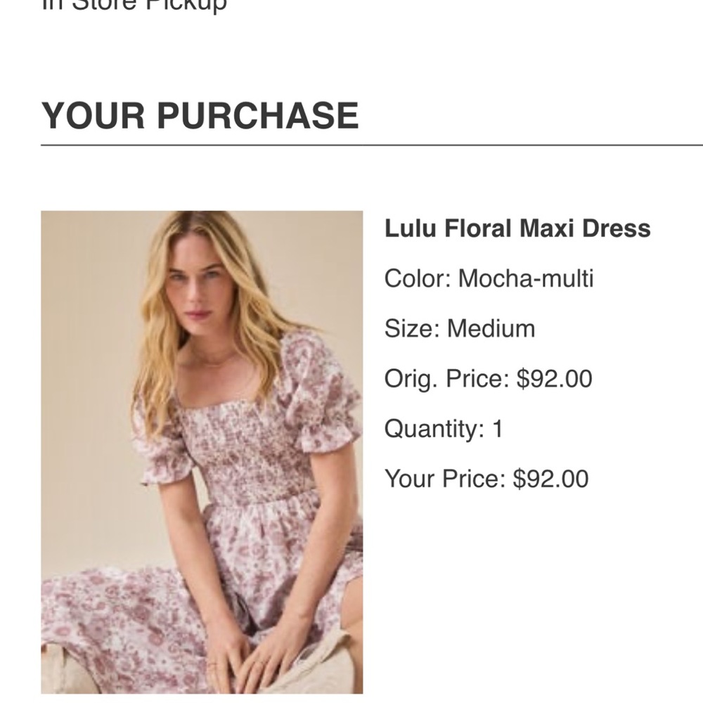 Lulus Floral Maxi Dress in Purple